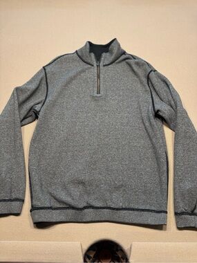 Daniel Cremieux Reversible Quarter-Zip Pullover Sweater